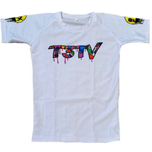 Load image into Gallery viewer, INFUSED PINK T3TV LOGO COMPRESSION SHIRT
